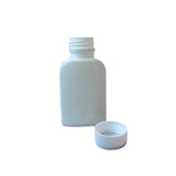 Factory direct supply wholesale pharmaceutical packaging 70g plastic bottle 70ml injection blown PE sealed flat bottle small pill bottle
