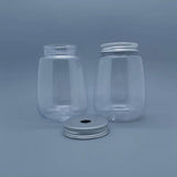 Manufacturer wholesales transparent food grade plastic milk tea juice bottles, PET Yangzhi Ganlu bottles, resin beverage bottles and cans