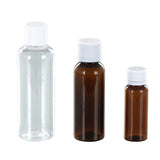 Food grade plastic small bottles, empty bottles, cosmetics PET empty bottles, sorting bottles, brown liquid sample bottles