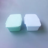 Wholesale plastic PP desktop wet wipe box desktop 2 with dust cover desktop storage box can hold masks and wet wipes