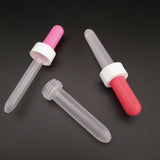 Manufacturer's spot wholesale PP 3ml plastic dropper with scale, silicone head, essential oil dropper, children's medication dispenser 22MM