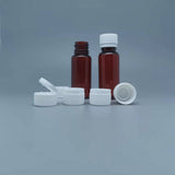 Food grade plastic small bottles, empty bottles, cosmetics PET empty bottles, sorting bottles, brown liquid sample bottles