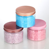 400ml tawny wide mouth bottle plastic bottle facial mask subpacking eye mask brown sealed plastic can aluminum lid wholesale