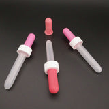 Manufacturer's spot wholesale PP 3ml plastic dropper with scale, silicone head, essential oil dropper, children's medication dispenser 22MM