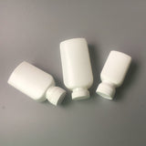 Factory direct supply wholesale pharmaceutical packaging 70g plastic bottle 70ml injection blown PE sealed flat bottle small pill bottle