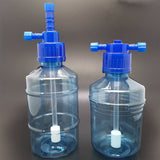 Medical disposable oxygen plastic humidification bottle, central oxygen supply system, oxygen humidification bottle, PET humidification bottle
