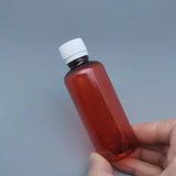 Food grade plastic small bottles, empty bottles, cosmetics PET empty bottles, sorting bottles, brown liquid sample bottles