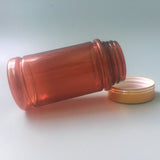 Manufacturer's stock 120g plastic bottle, large mouth health product bottle, PET bamboo bottle with aluminum cap
