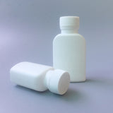 Factory direct supply wholesale pharmaceutical packaging 70g plastic bottle 70ml injection blown PE sealed flat bottle small pill bottle
