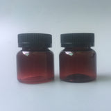 Manufacturer 50ml solid health product plastic bottle, thickened bottle body, pressure screw cap, PET medical plastic bottle in stock
