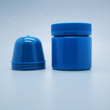 Manufacturer wholesale black and blue 38/45/53/63/83mm caliber PET wide mouth plastic cans, plastic bottles, tube blanks
