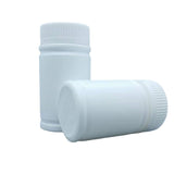 Manufacturer 100/120/150ml wide mouth health product plastic bottle VC bamboo bottle disinfectant tablet Vitamin C bottle
