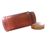 Manufacturer's stock 120g plastic bottle, large mouth health product bottle, PET bamboo bottle with aluminum cap