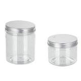 Manufacturer's spot canned PET honey nut biscuit food can, spiral wide mouth circular can, transparent plastic can